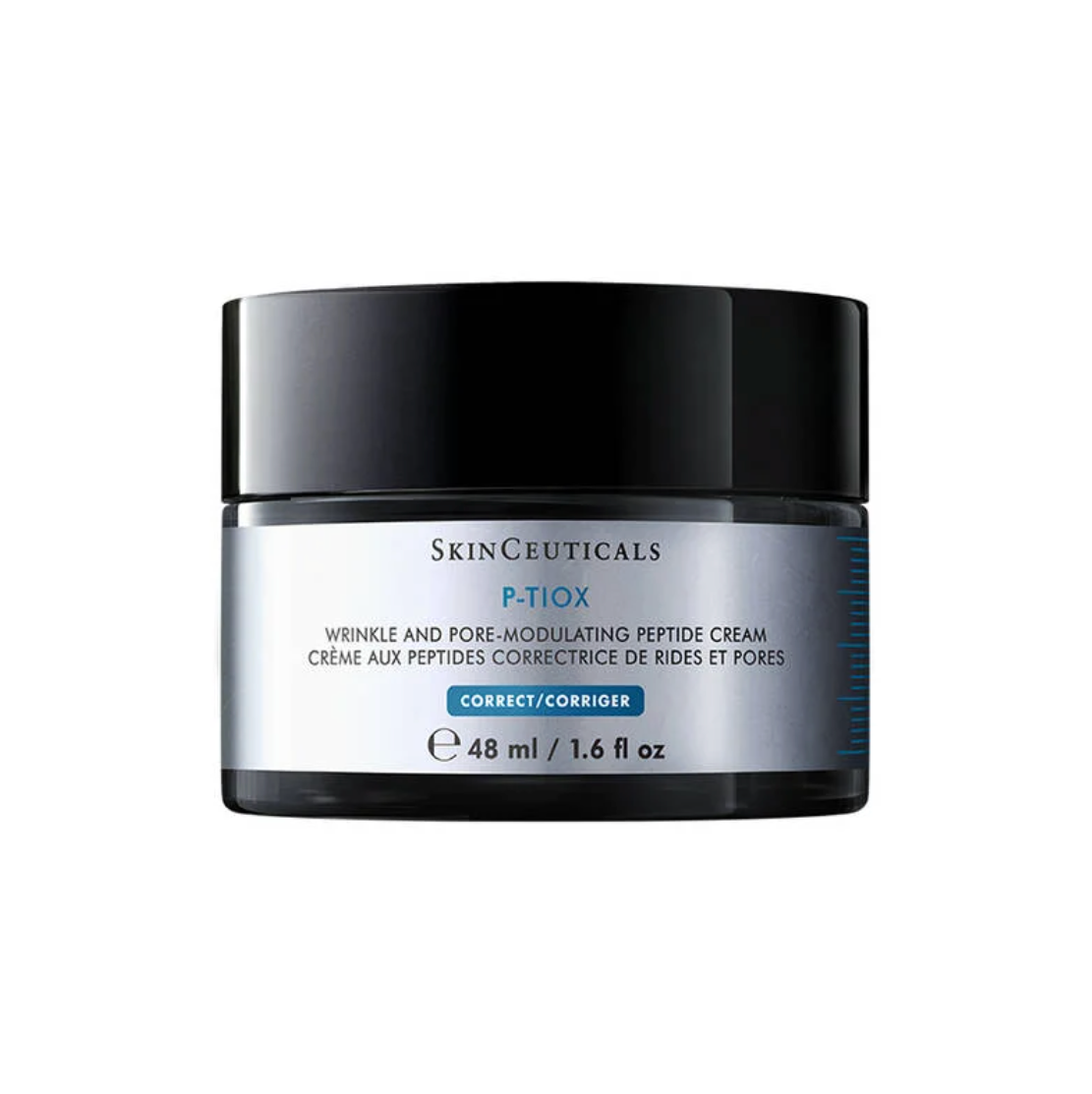 SkinCeuticals P-TIOX Wrinkle and Pore-Modulating Peptide Cream 48 ml jar available at KOZA Skin Clinic, Port Coquitlam, Tri-Cities BC